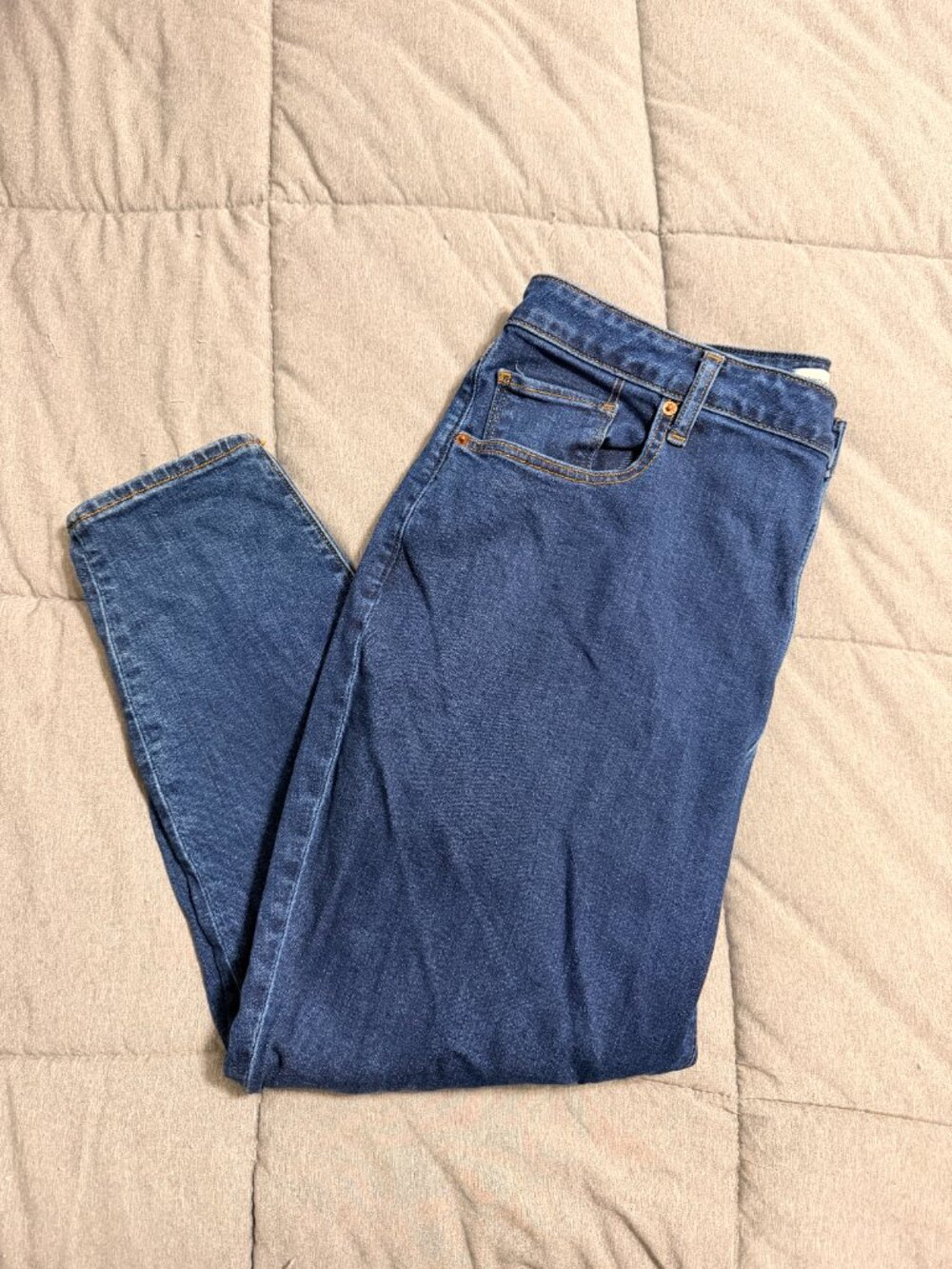 Abercrombie & Fitch (A&F) The Super Skinny Ankle High Rise - Curve Love